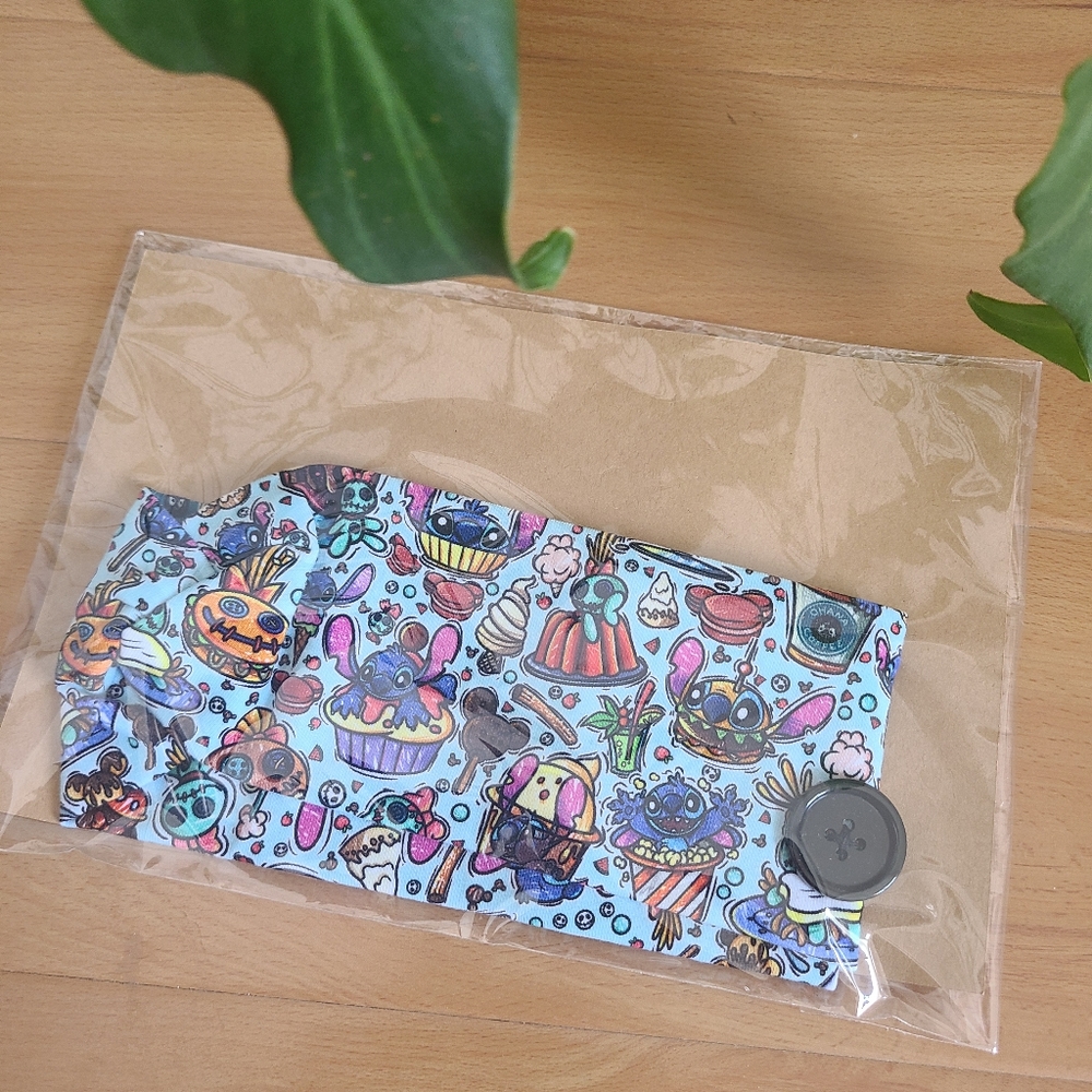 Stitch Headband with buttons